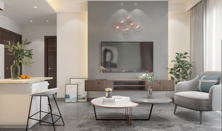 &iquest;C&oacute;mo integrar sala, comedor y cocina con una misma paleta de colores?